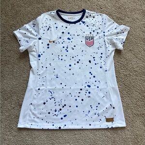 Nike Kids USA Soccer Jersey - White and Blue